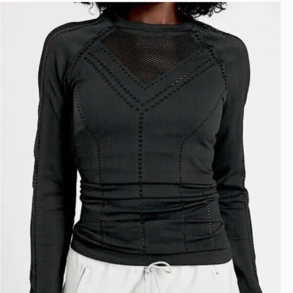 Athleta Oxygen Long Sleeve Top Sz XS